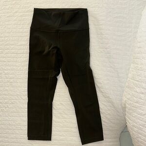 lululemon athletica dark green Leggings